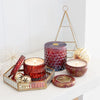 Christmas Limited Edition Gilded Cinnamon Decorative Tin Candle 266g The Soi Co by Splosh