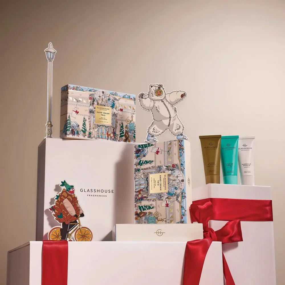 Christmas Limited Edition Glasshouse Hand Cream Trio Gift Set 2025-Candles2go