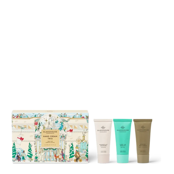 Christmas Limited Edition Glasshouse Hand Cream Trio Gift Set 2025-Candles2go