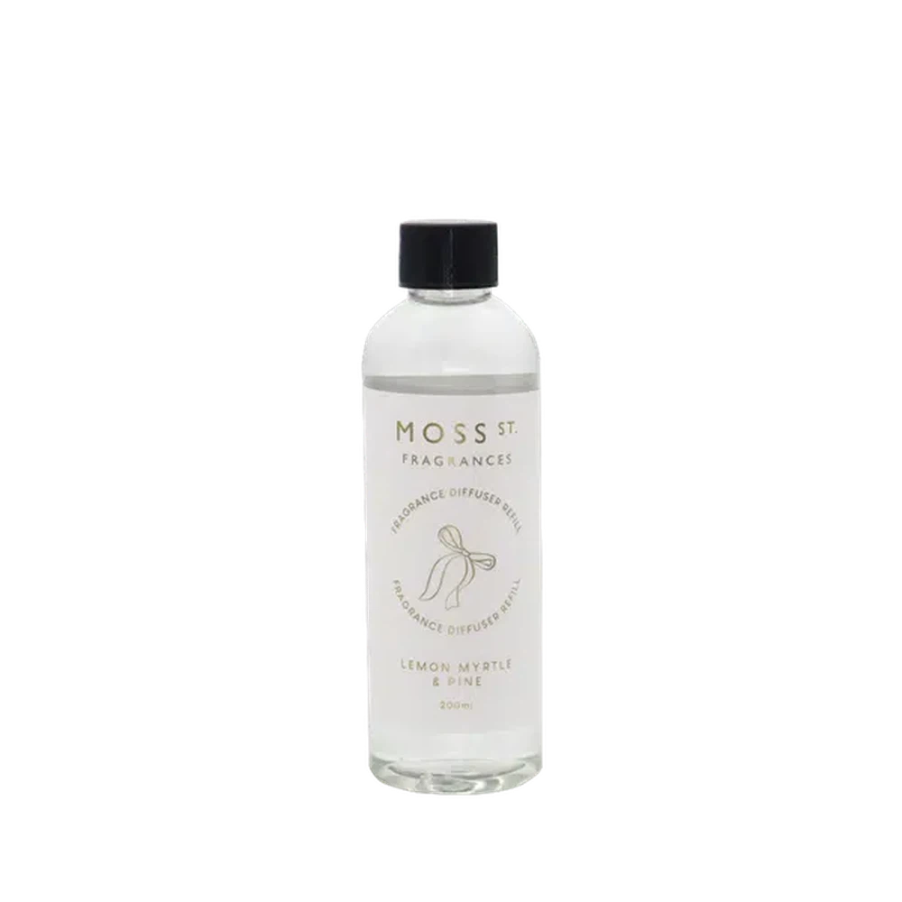 Christmas Limited Edition Lemon Myrtle & Pine Diffuser Refill 200ml by Moss St Ceramics-Candles2go