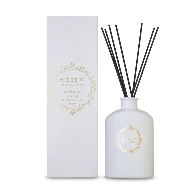 Christmas Limited Edition Moss St Spice Plum & Clove 300ml Diffuser 2025-Candles2go