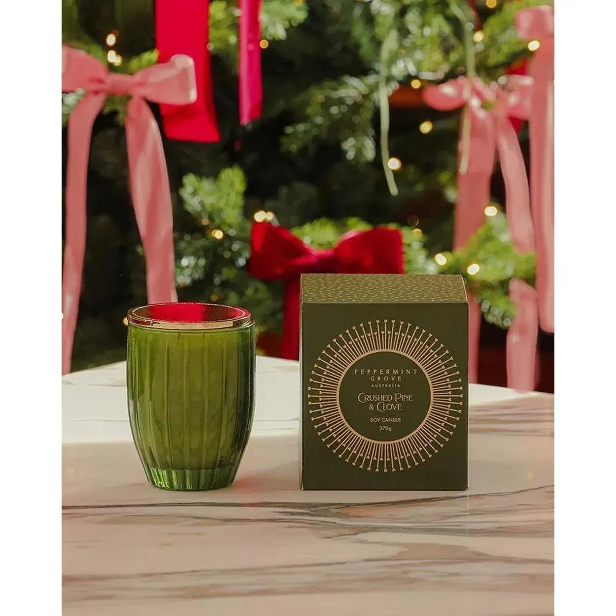 Christmas Limited Edition Peppermint Grove Crushed Pine & Clove 370g Candle 2025-Candles2go
