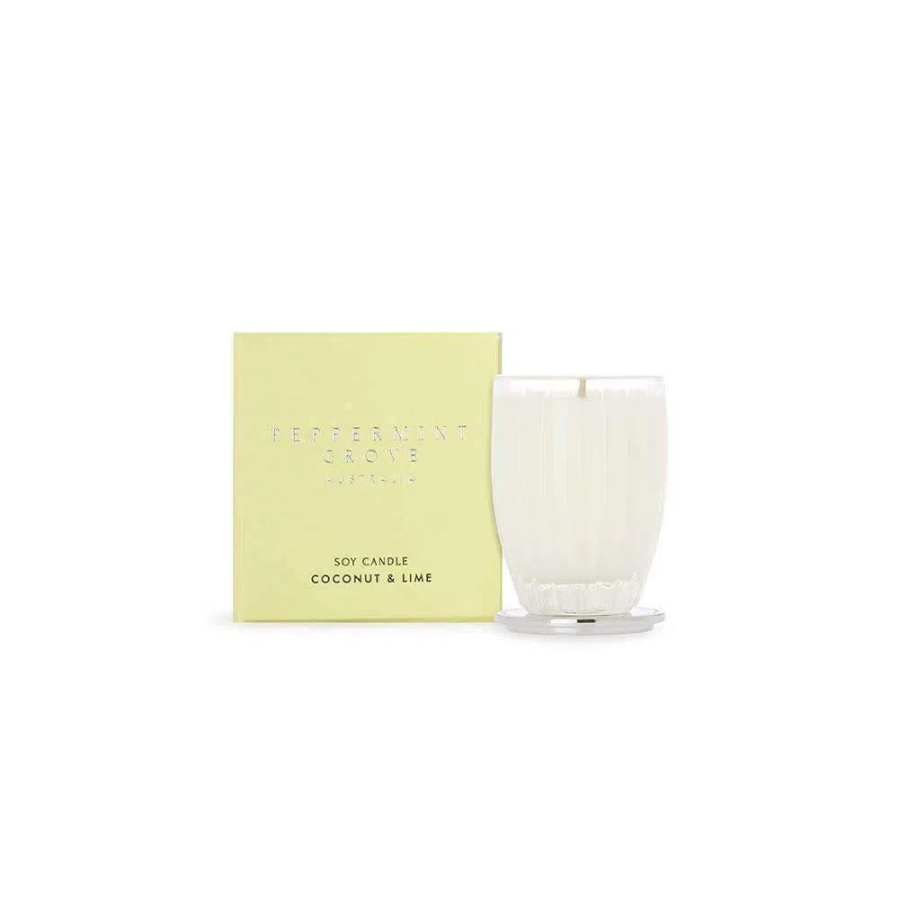 Coconut & Lime 60g Candle by Peppermint Grove-Candles2go