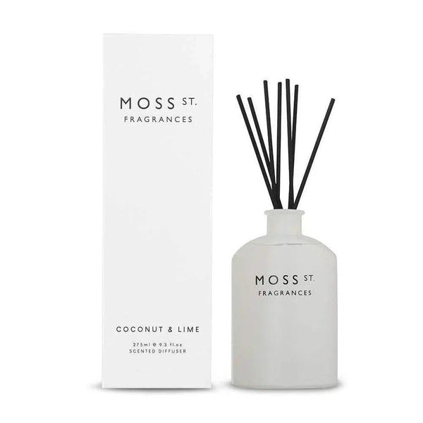 Coconut and Lime 275ml Reed Diffuser by Moss St Fragrances-Candles2go