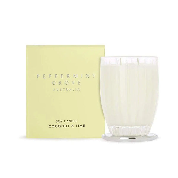 Coconut and Lime 370g Candle by Peppermint Grove-Candles2go