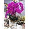 Cote Noire Centre Piece Tall Purple Orchids CP009