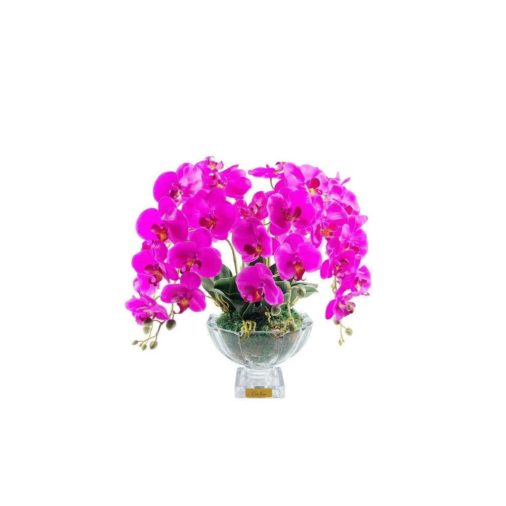 Cote Noire Centre Piece Tall Purple Orchids CP009-Candles2go