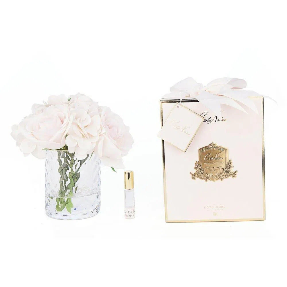 Cote Noire Herringbone Perfumed Flower in Roses and Hydrangeas HCF11-Candles2go