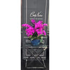 Cote Noire Luxury Giant Ceramic Vase Purple Orchids GO09