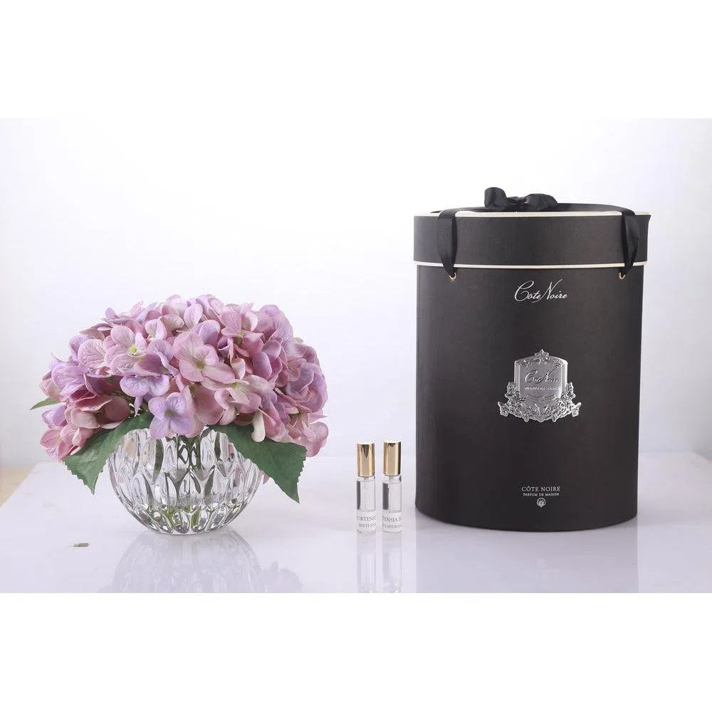 Cote Noire Perfumed Flowers in Luxury Hydrangea Mauve LHY04-Candles2go