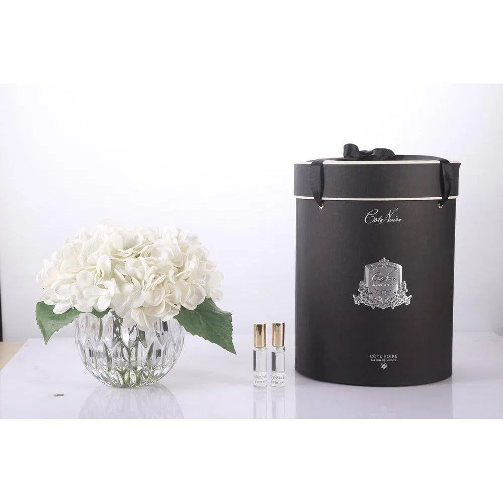 Cote Noire Perfumed Flowers in Luxury Hydrangea White LH01-Candles2go