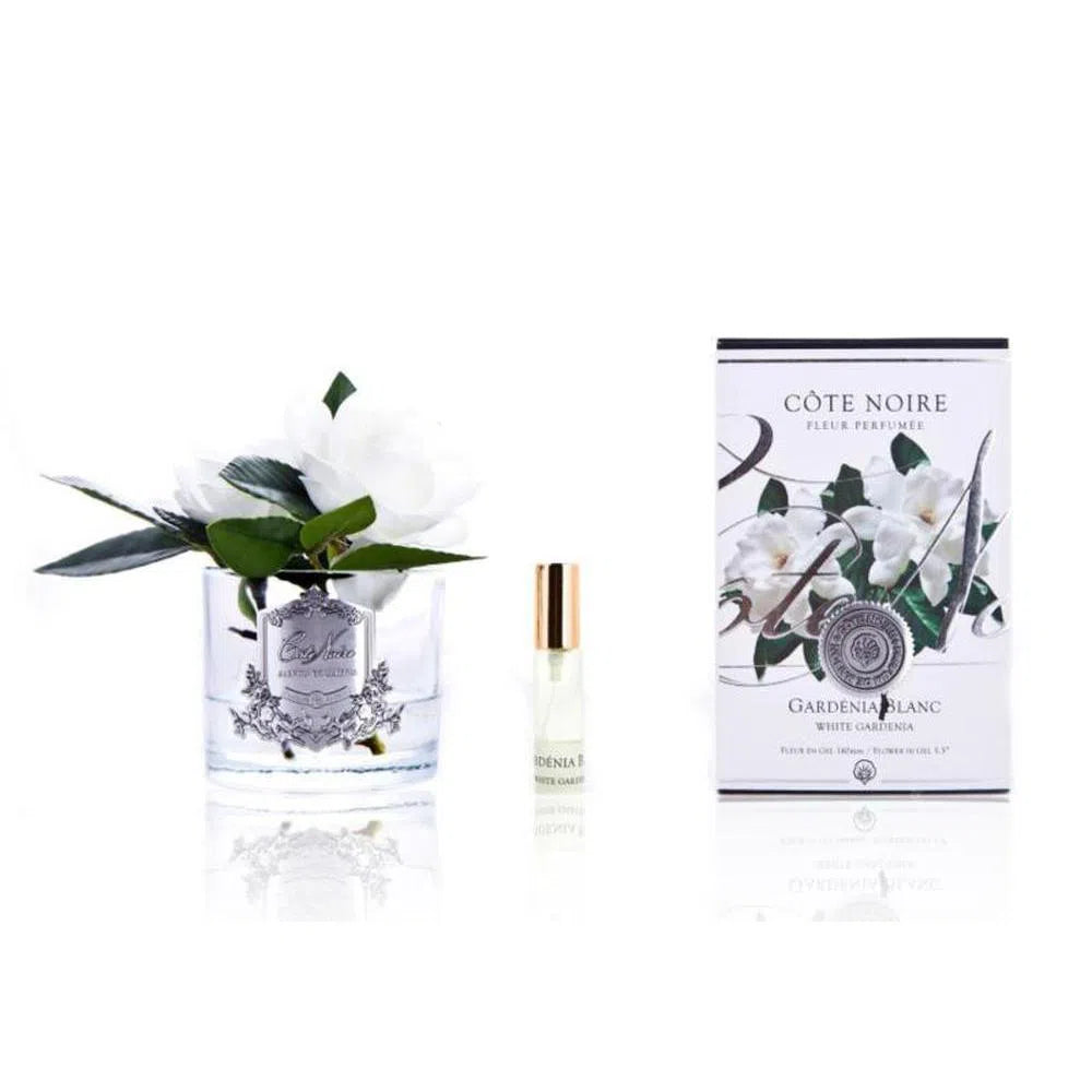 Cote Noire Perfumed Natural Touch Double Gardenias Clear Gmg02-Candles2go