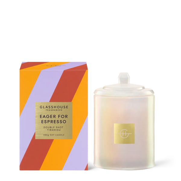 Eager For Espresso Limited Edition 380g Candle Glasshouse Fragrances-Candles2go