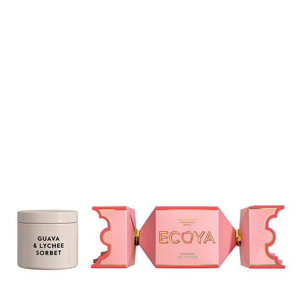 Ecoya Guava & Lychee Sorbet Bon Bon Candle 45g Limited Edition Christmas 2024-Candles2go