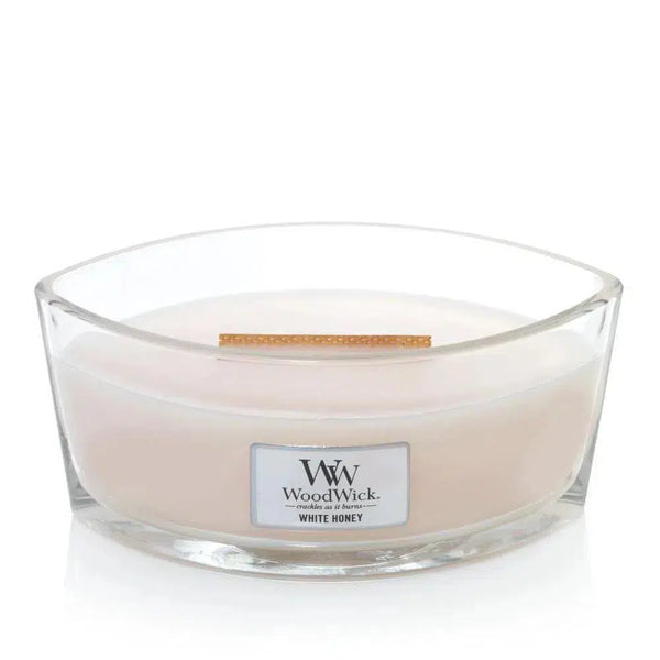 Ellipse White Honey 453g Candle Woodwick Candles-Candles2go