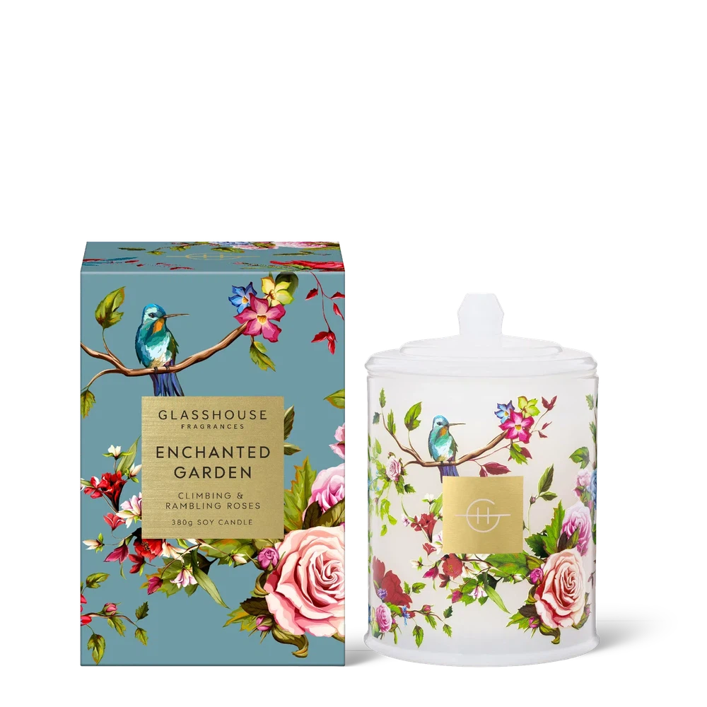 Enchanted Garden 380g Limited Edition Candle by Glasshouse Fragrances-Candles2go