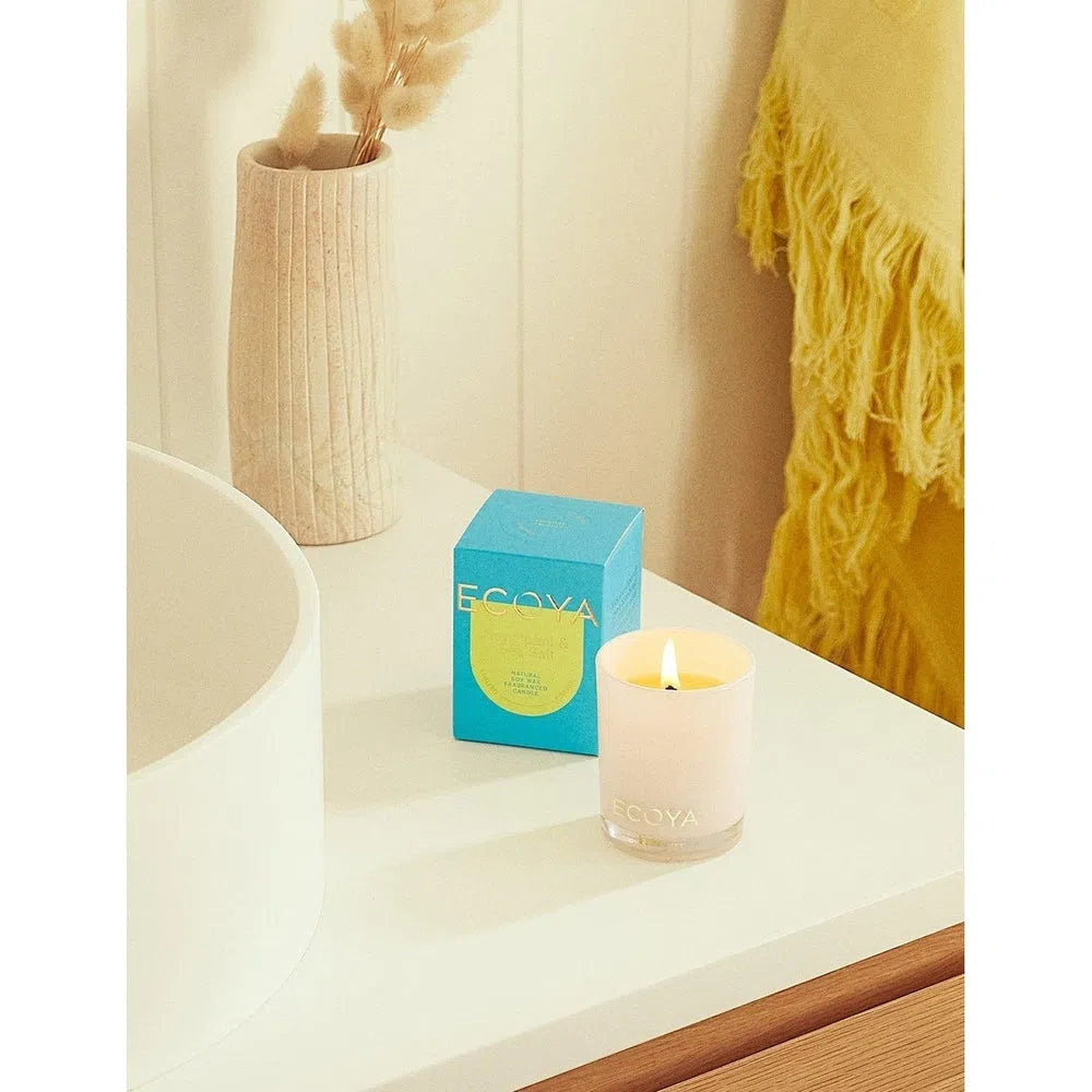 Frangipani & Sea Salt Limited Edition Mini Candle 80g by Ecoya-Candles2go