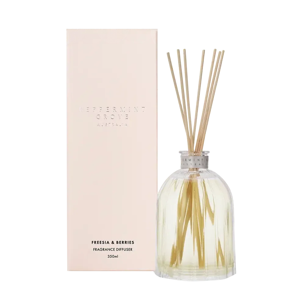 Freesia and Berries Diffuser 350ml by Peppermint Grove-Candles2go