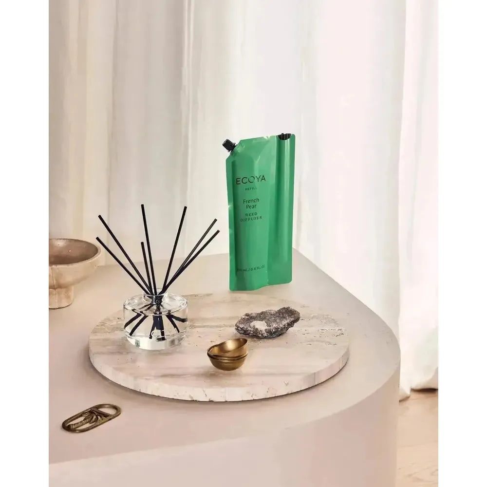French Pear 200ml Diffuser Refill with Reeds by Ecoya-Candles2go
