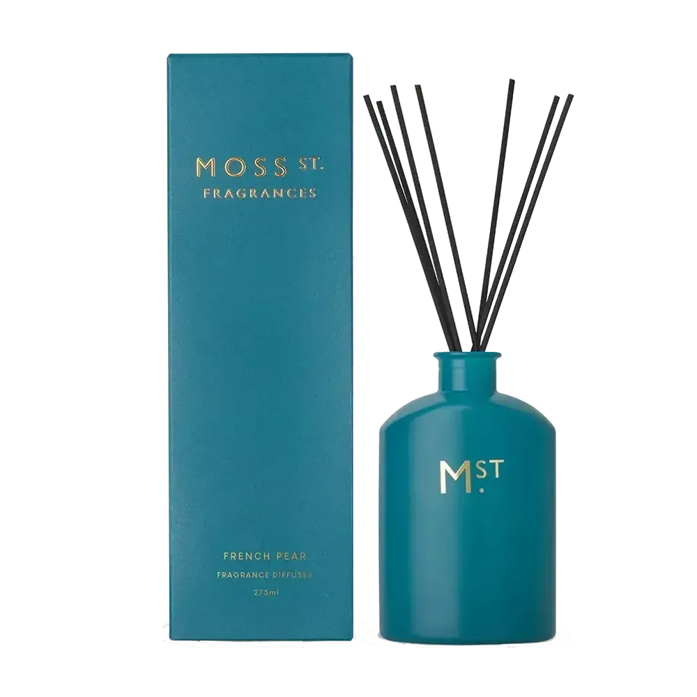 French Pear 275ml Reed Diffuser by Moss St Fragrances-Candles2go