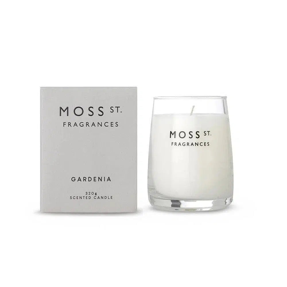 Gardenia 320g Candle by Moss St Fragrances-Candles2go