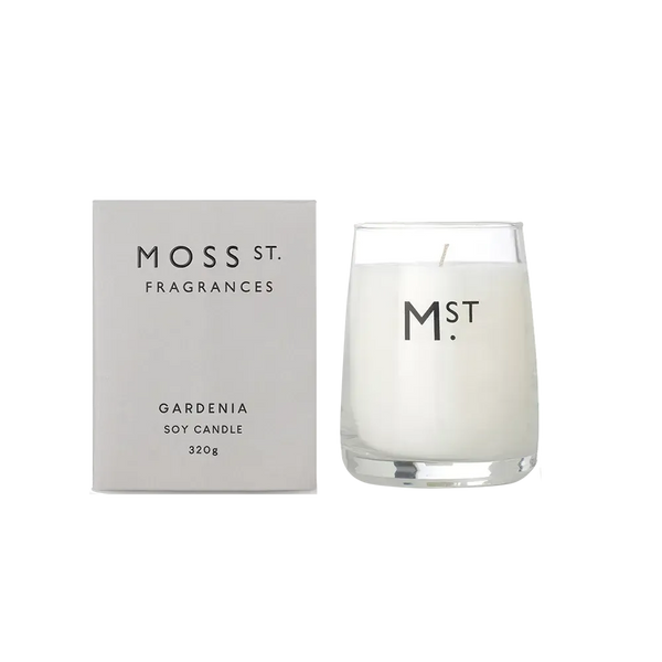 Gardenia 320g Candle by Moss St Fragrances-Candles2go