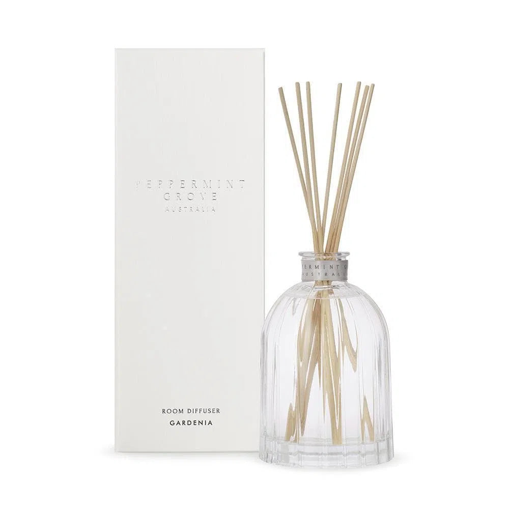 Gardenia Diffuser 350ml by Peppermint Grove-Candles2go