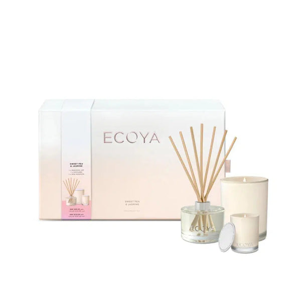 Gift Set Luxe candle and Diffuser Sweet Pea and Jasmine-Candles2go