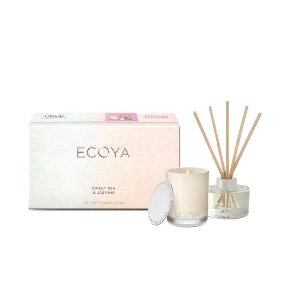 Gift Set Mini candle and Diffuser Sweet Pea and Jasmine-Candles2go