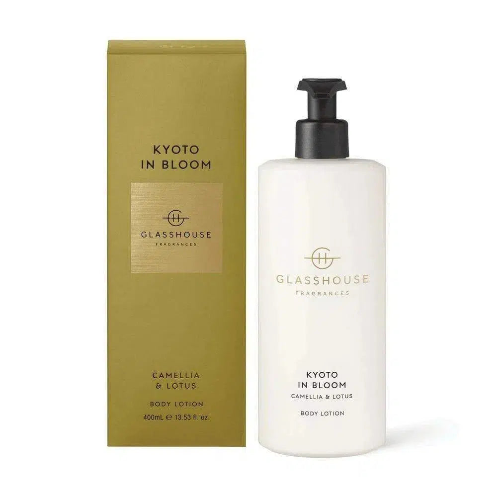 Glasshouse Body Lotion 400ml Kyoto In Bloom-Candles2go