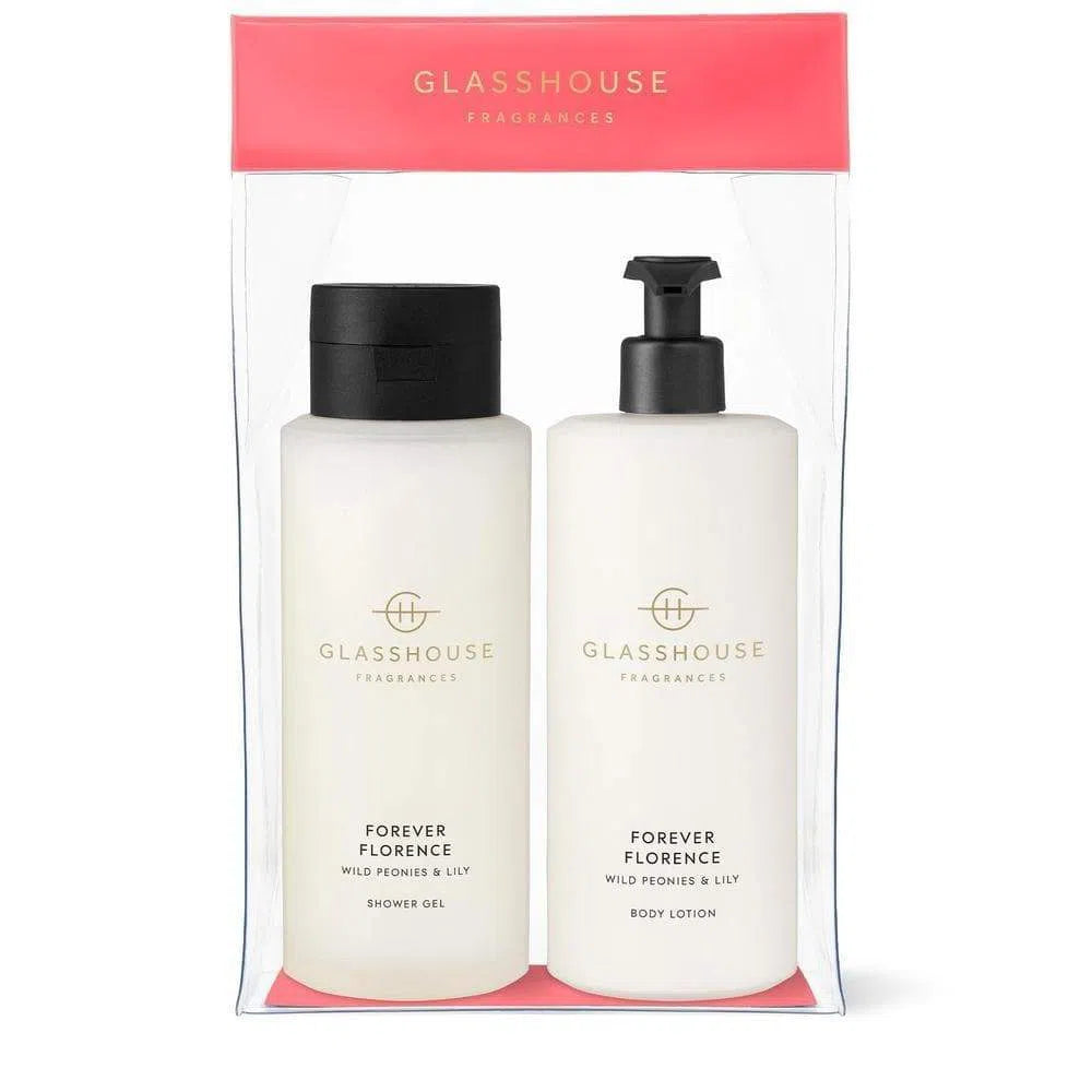 Glasshouse Body Set 2 X 400ml Forever Florence-Candles2go