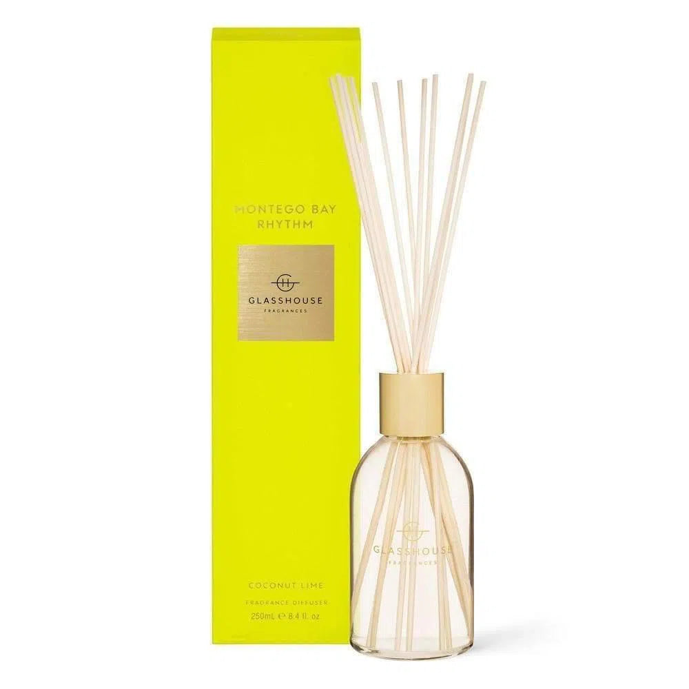 Glasshouse Reed Diffuser 250ml Montego Bay Rhythm-Candles2go