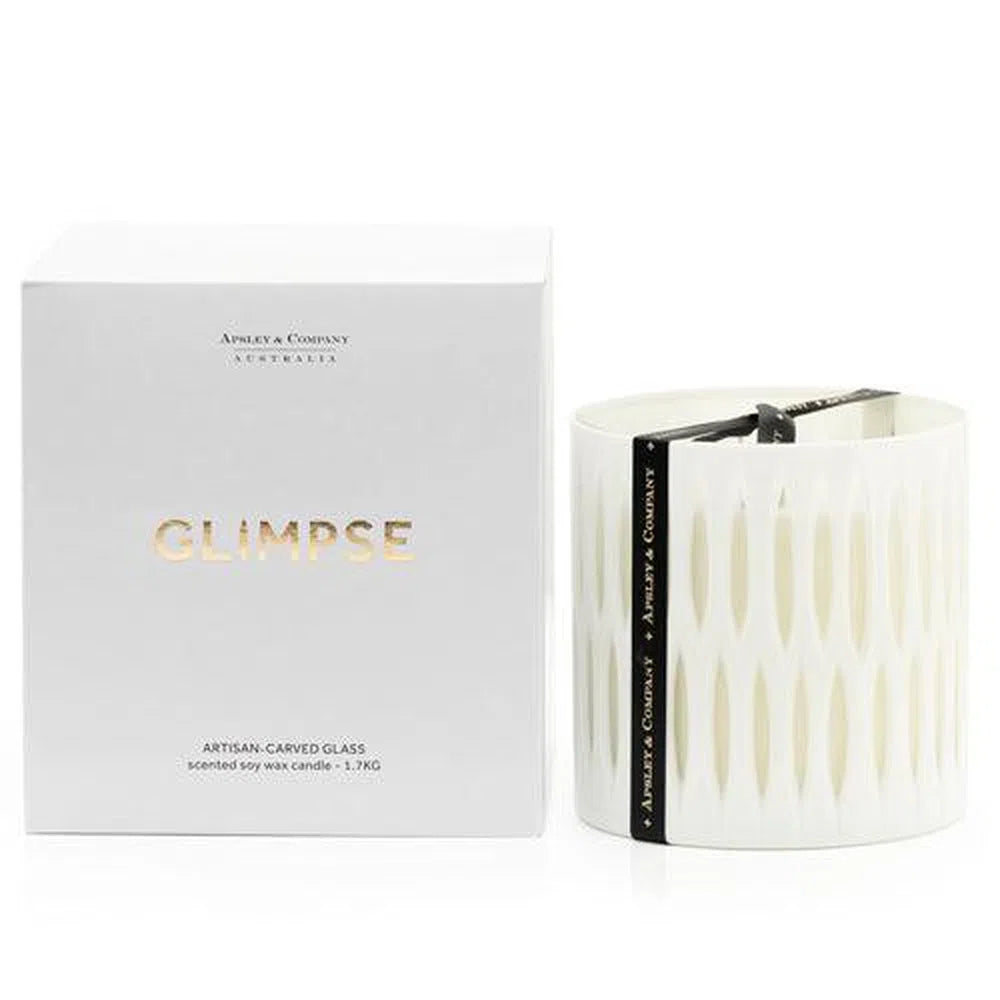 Glimpse Blanc 1.7kg Luxury Candle by Apsley Australia-Candles2go