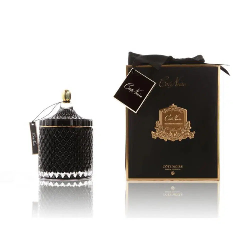 Grand Black Art Deco Candle Cote Noire - Gml45008-Candles2go