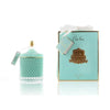 Grand Tiffany Blue Art Deco Candle by Cote Noire