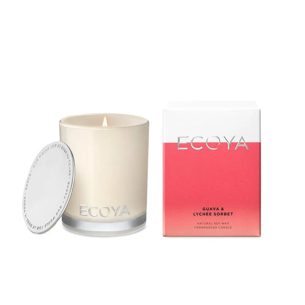Guava and Lychee Mini Candle 80g by Ecoya-Candles2go
