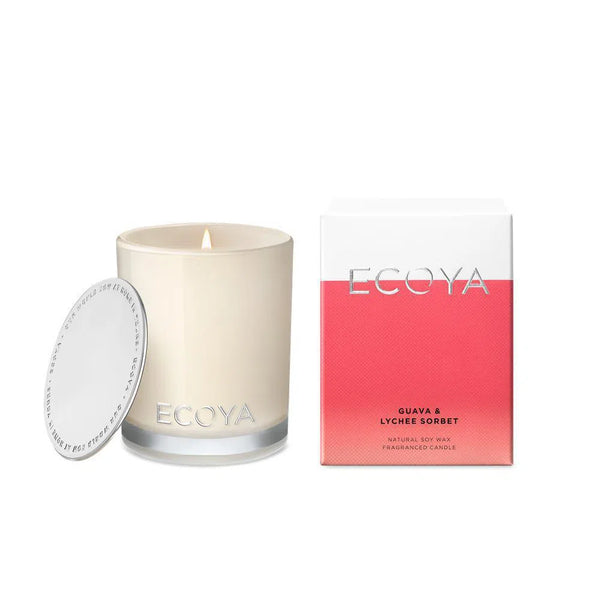 Guava and Lychee Mini Candle 80g by Ecoya-Candles2go