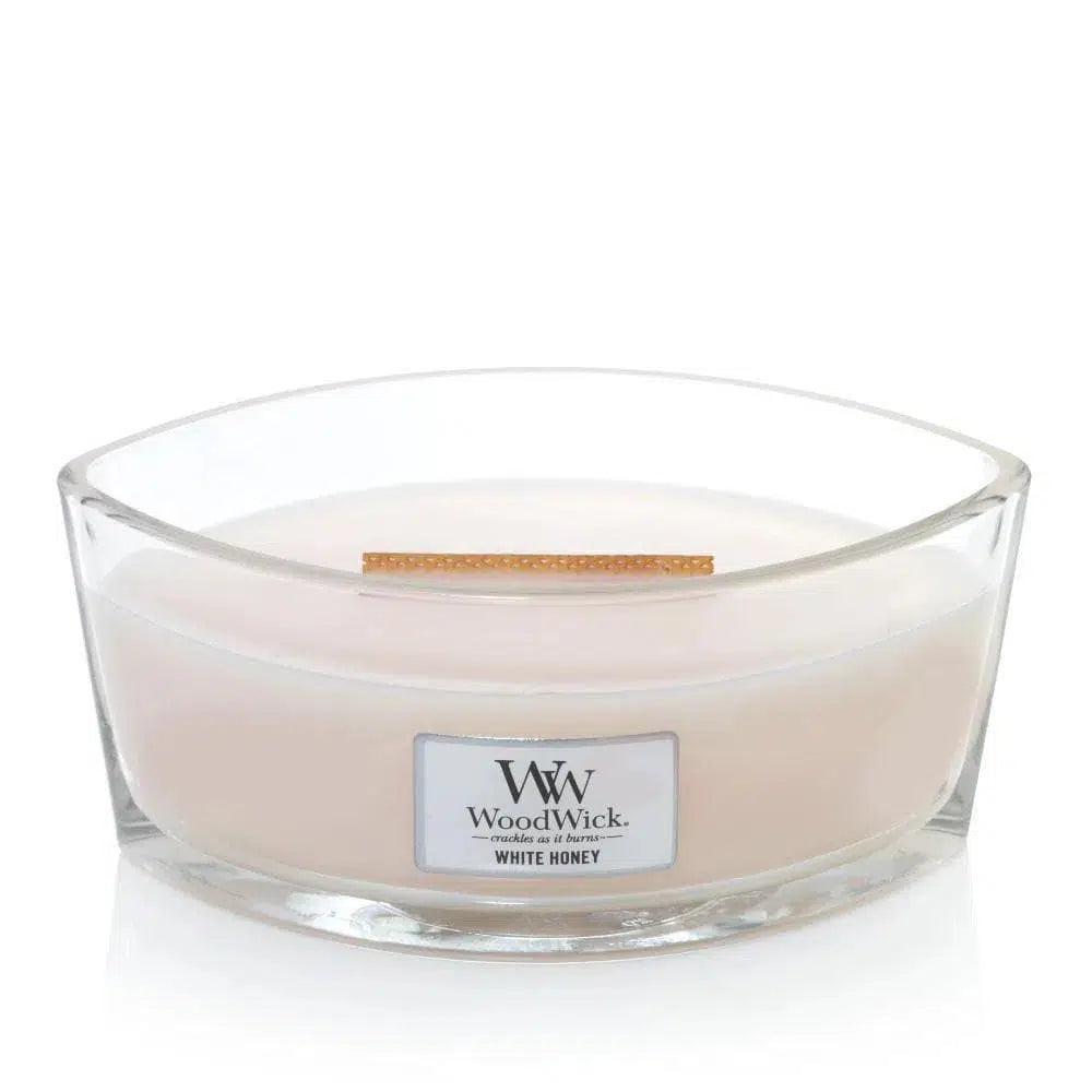 Hearthwick White Honey 453g Candle Woodwick Candles-Candles2go