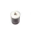 Herringbone 600g Candle with Scarf Red Bee by Cote Noire