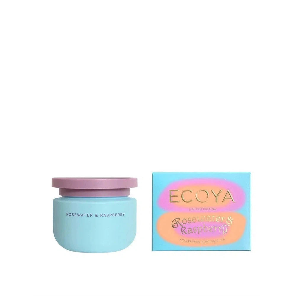 High Summer Limited Edition Rosewater & Raspberry 150g Body Souffle by Ecoya-Candles2go