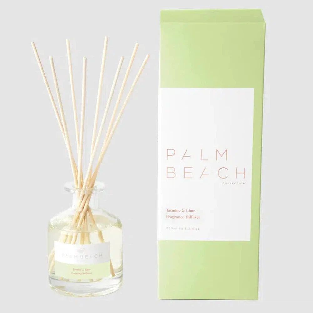 Jasmine & Lime Reed Diffuser 250ml by Palm Beach-Candles2go