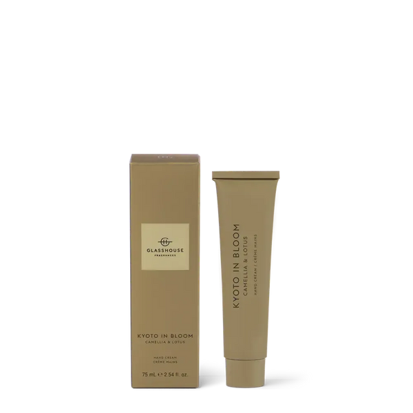 Kyoto In Bloom 75ml Hand Cream by Glasshouse Fragrances-Candles2go