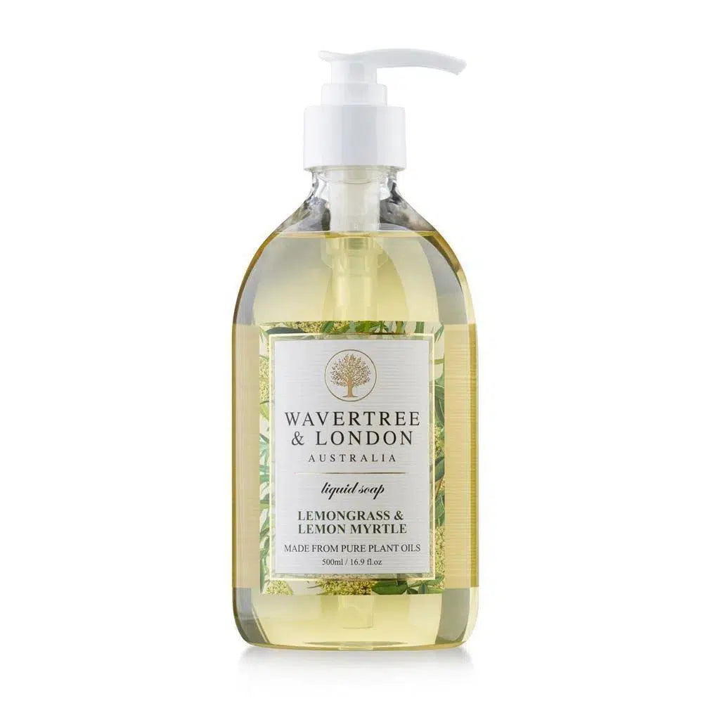 Lemongrass & Lemon Myrtle 500ml Hand Wash by Wavertree and London-Candles2go