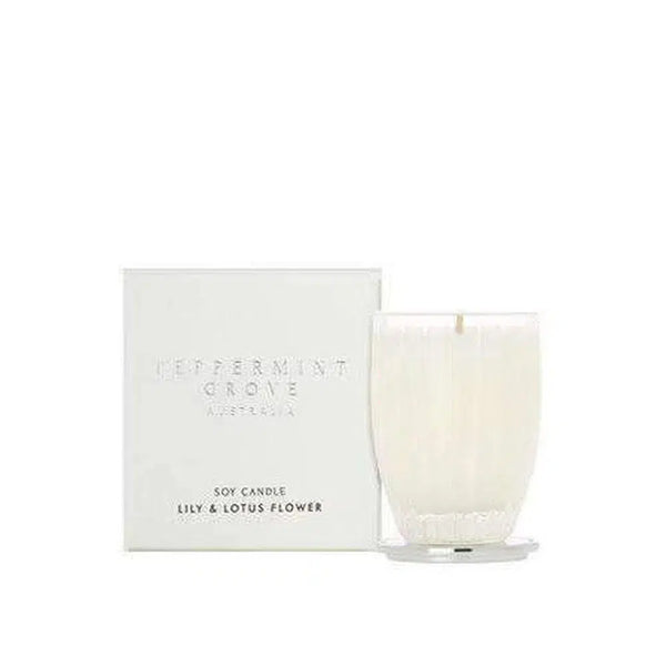 Lily & Lotus Flower 60g Candle by Peppermint Grove-Candles2go
