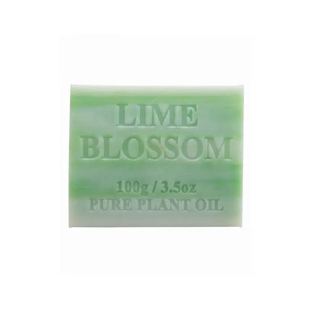 Lime Blossom Pure Plant Oil 100g Soap by Wavertree & London-Candles2go