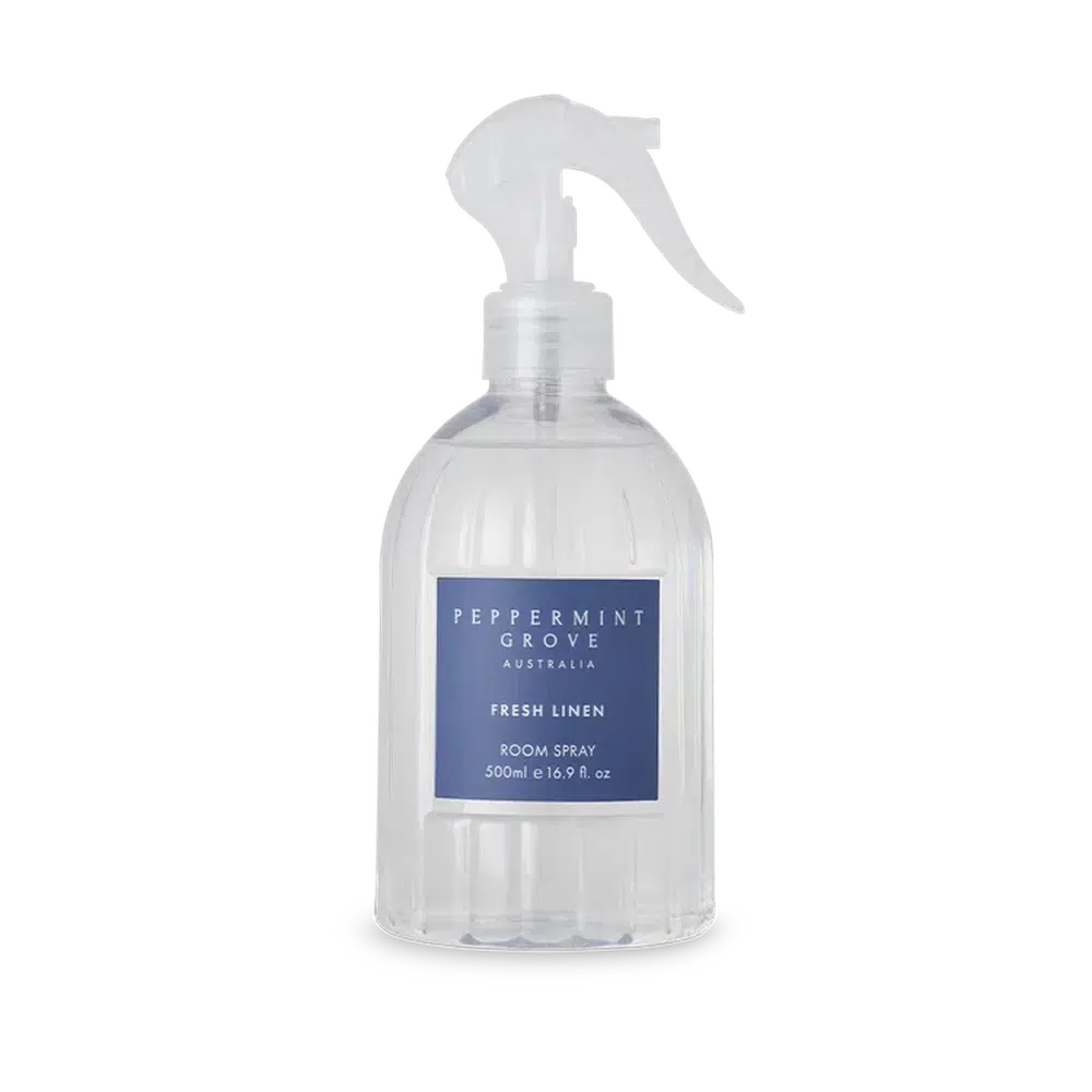 Limited Edition Fresh Linen 500ml Room Spray by Peppermint Grove-Candles2go