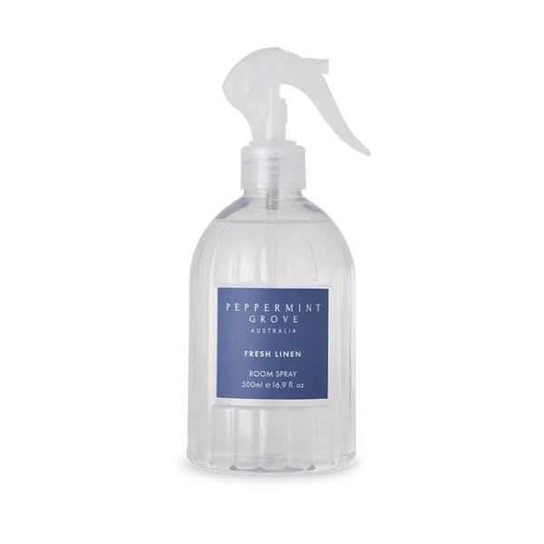 Limited Edition Fresh Linen 500ml Room Spray by Peppermint Grove-Candles2go