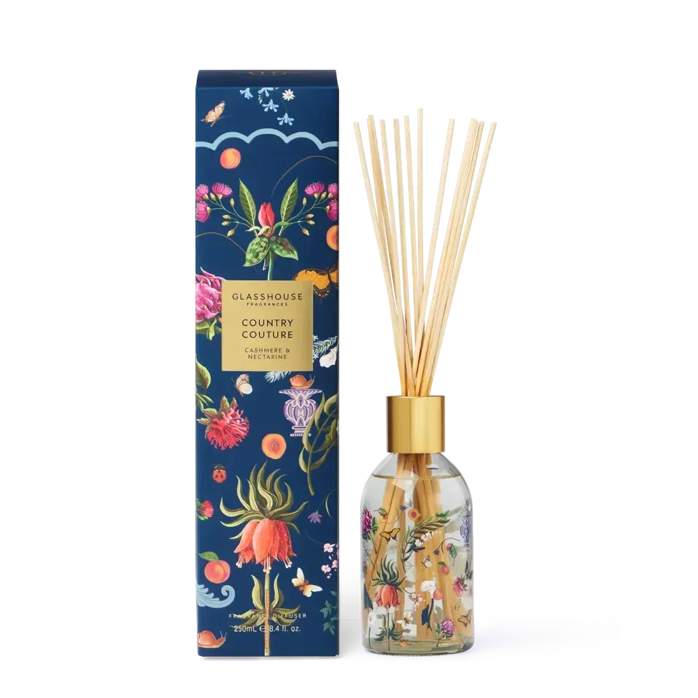 Limited Edition Mother's Day Country Couture 250ml Diffuser by Glasshouse Fragrances-Candles2go