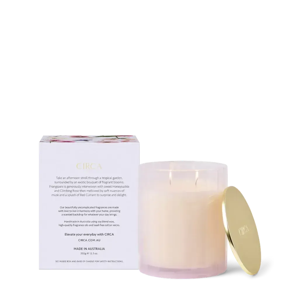 Limited Edition Mother's Day Honeysuckle & Frangipani 350g Candle by Circa Home-Candles2go