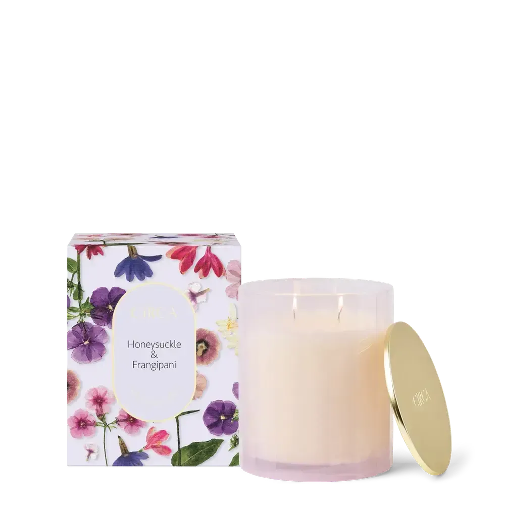 Limited Edition Mother's Day Honeysuckle & Frangipani 350g Candle by Circa Home-Candles2go